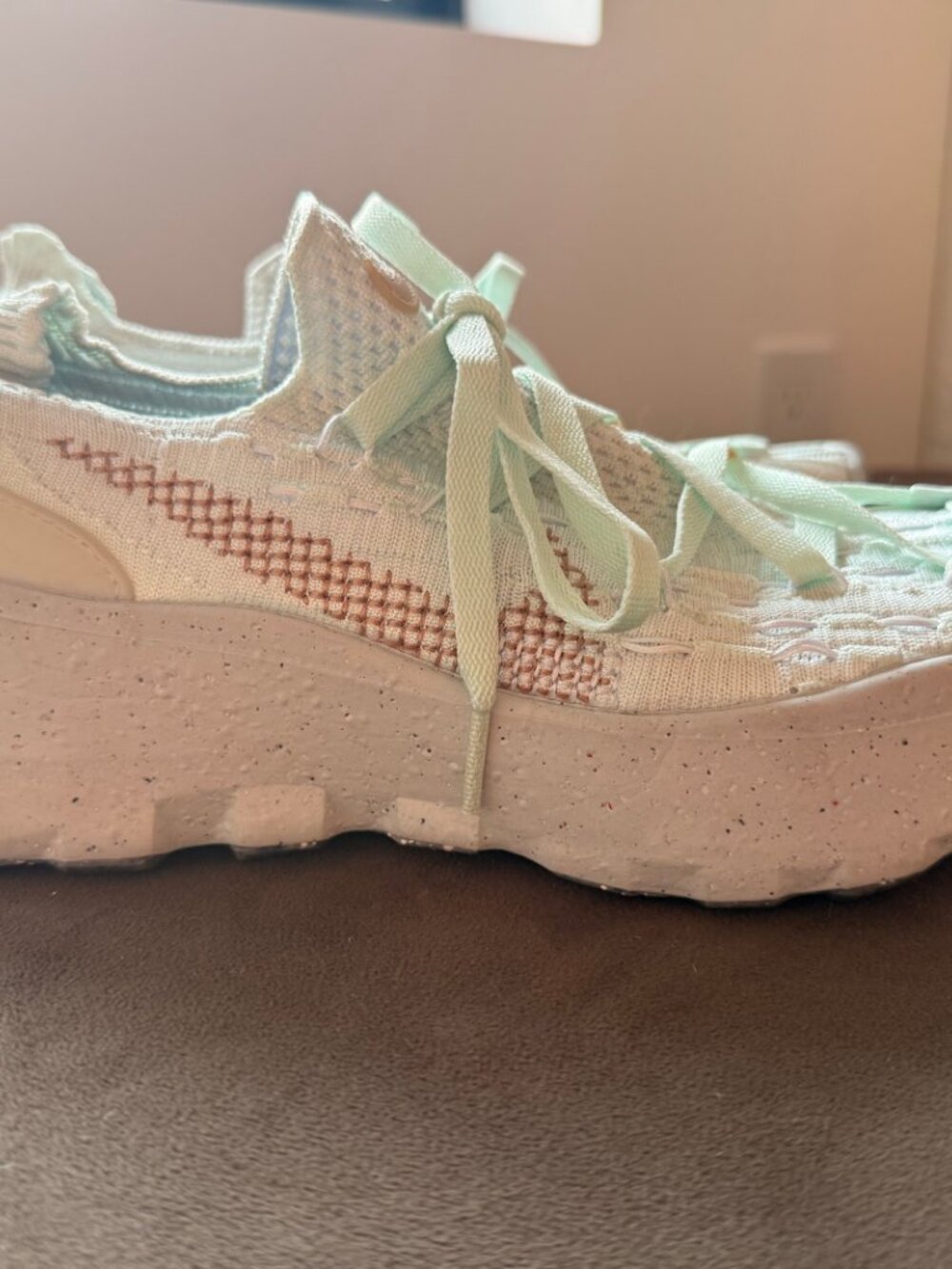 Nike Space Hippie 04 "Barely Green" Women's Size 10 — Sustainable Sneakers - Picture 3 of 7